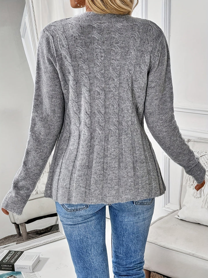 Noreli – Cardigan en tricot à torsades