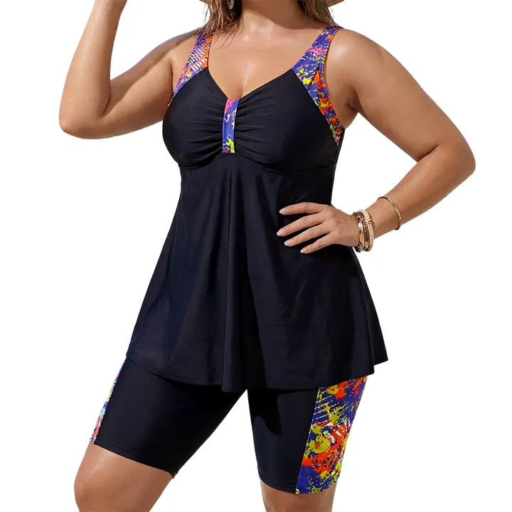 Soreli – Ensemble tankini ample avec short