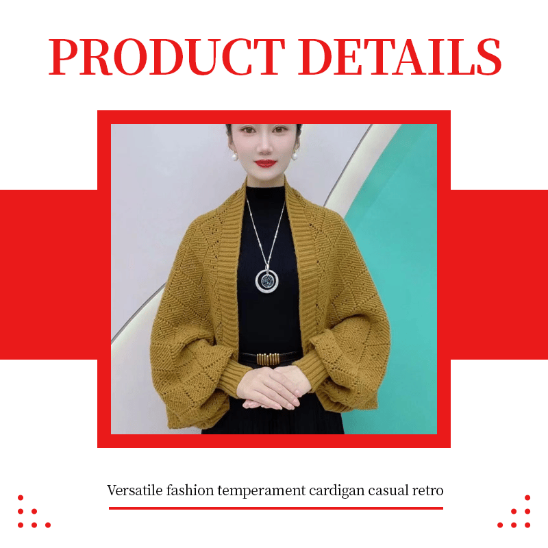 Eryla – cardigan en tricot ajouré à motif échelle