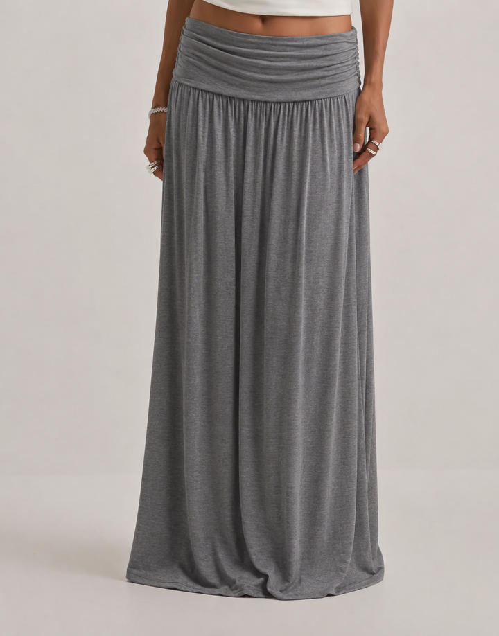 Orlise – jupe à taille froncée