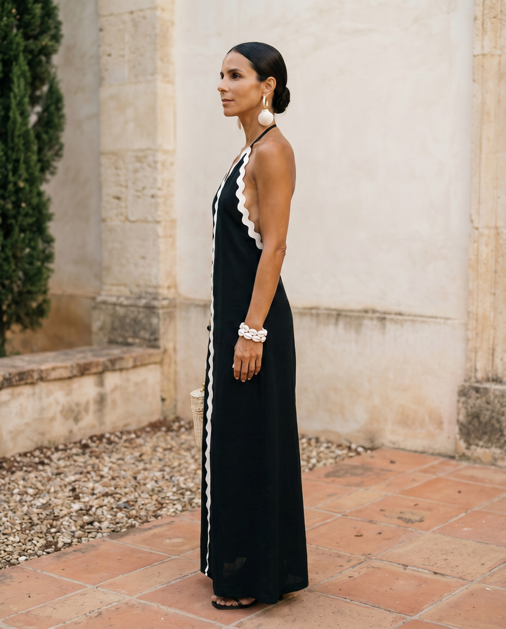 Noreli – coupe allongée, robe longue