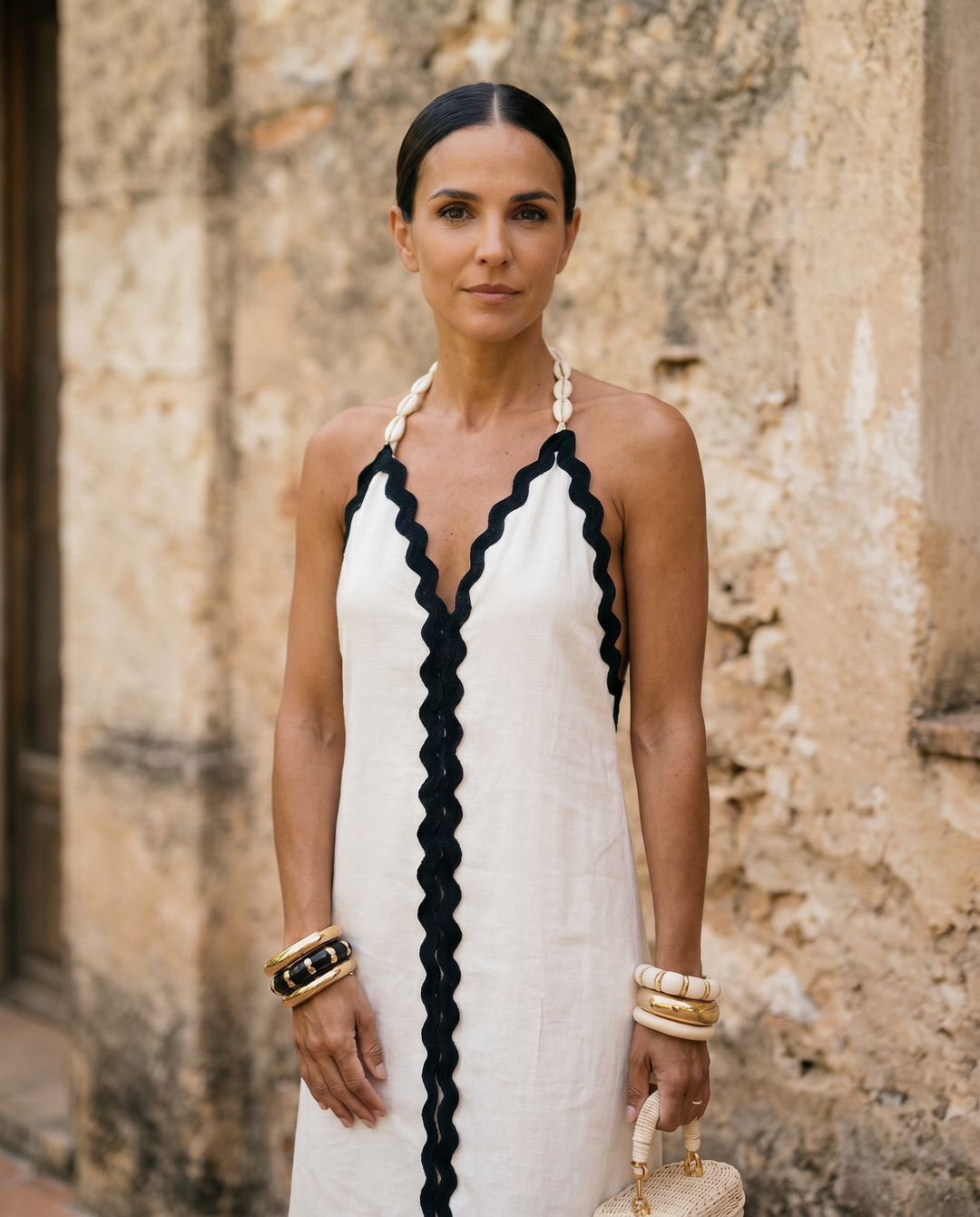 Noreli – coupe allongée, robe longue