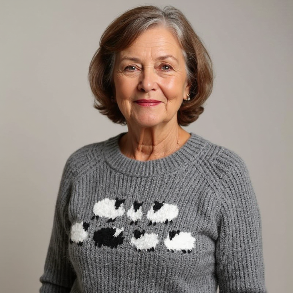 Tevian – Pull à empiècement jacquard