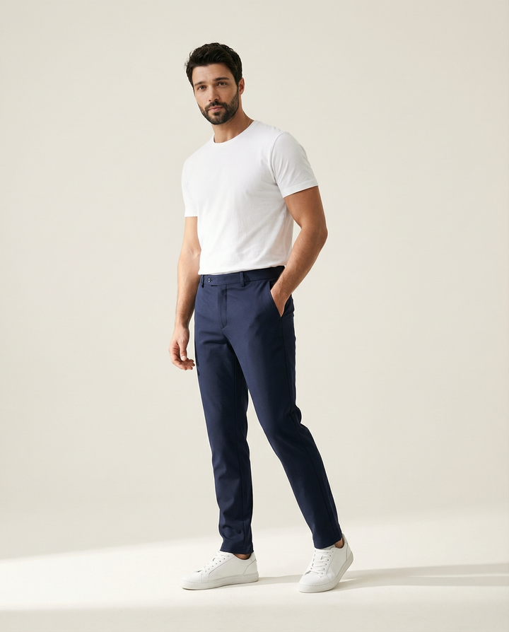 Orvyn - 4-Way Stretch Weave Trousers