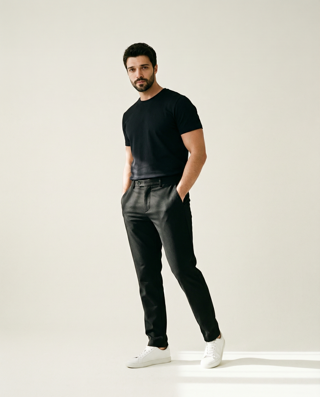 Orvyn - 4-Way Stretch Weave Trousers