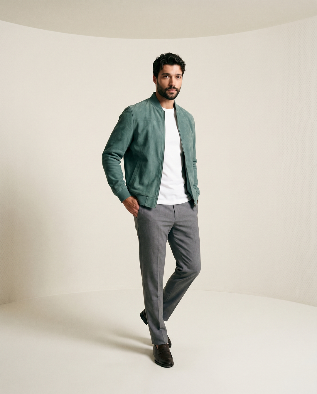 Navren - Tailored Fit Woven Jacket