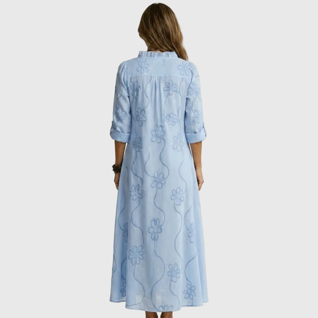 Nivara – Robe maxi tissée