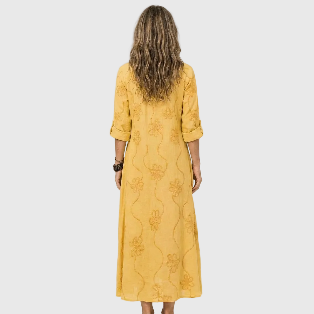 Nivara – Robe maxi tissée
