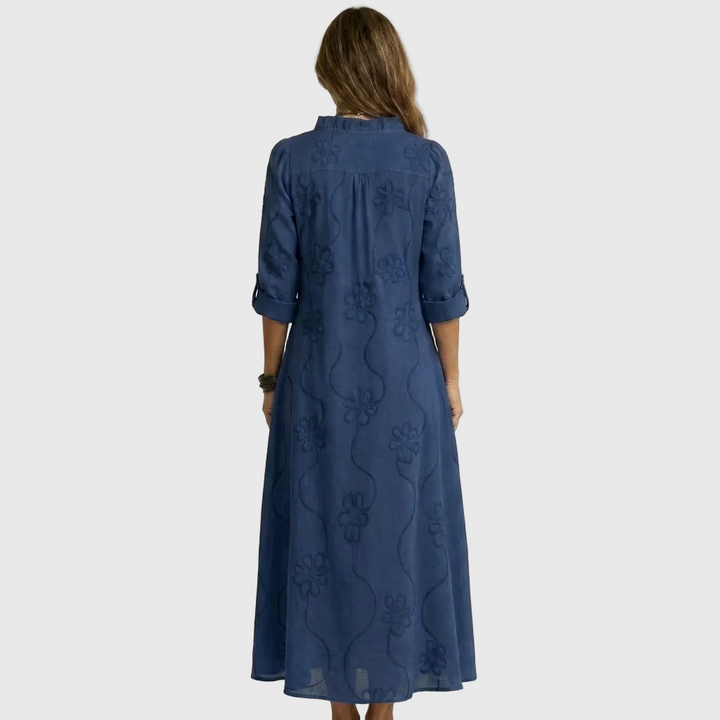 Nivara – Robe maxi tissée