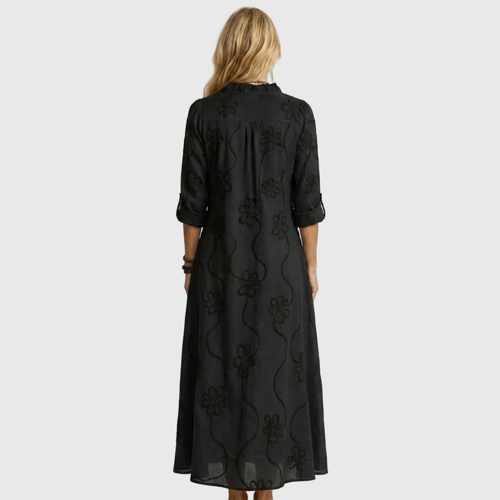 Nivara – Robe maxi tissée