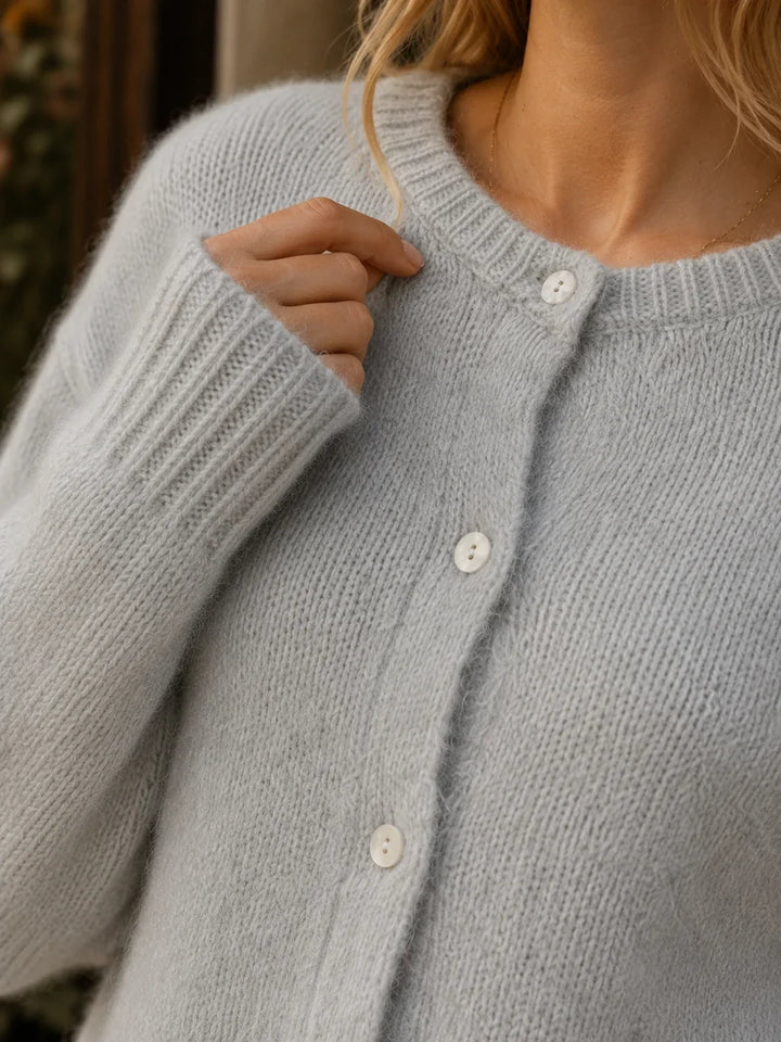 Ilyra – cardigan boutonné en maille