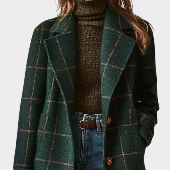 Kelira – manteau tissé à carreaux
