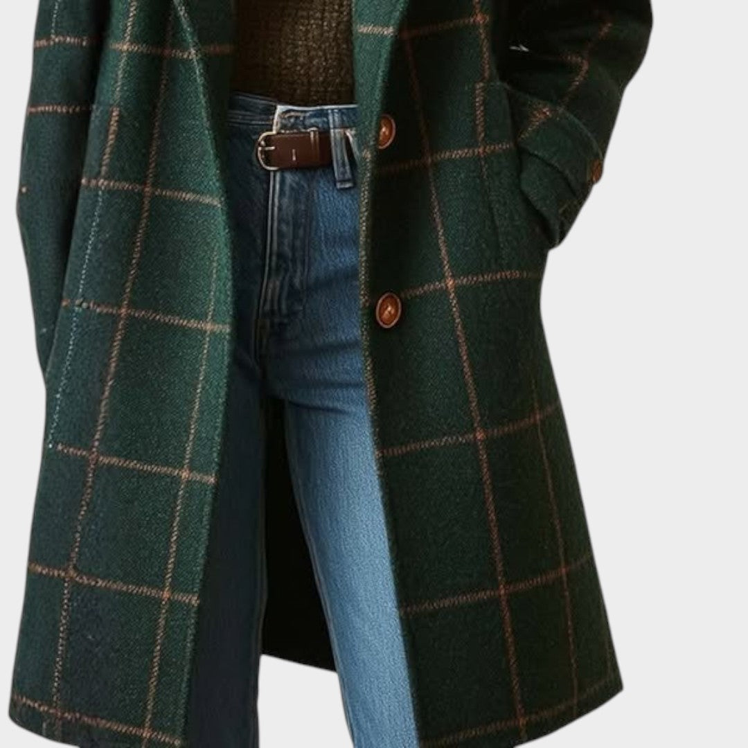 Kelira – manteau tissé à carreaux