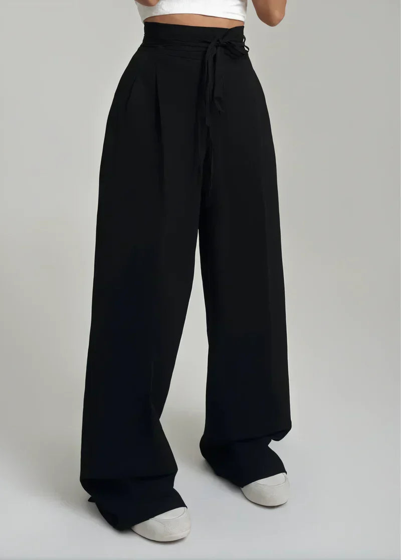 Avenya – pantalon tissé à jambes larges