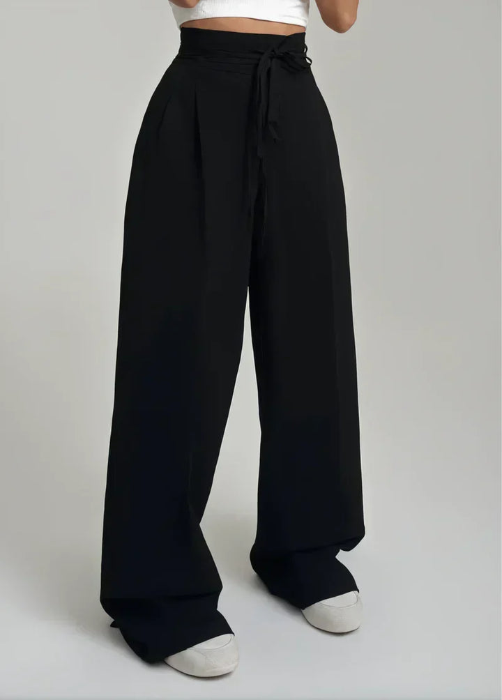 Avenya – pantalon tissé à jambes larges