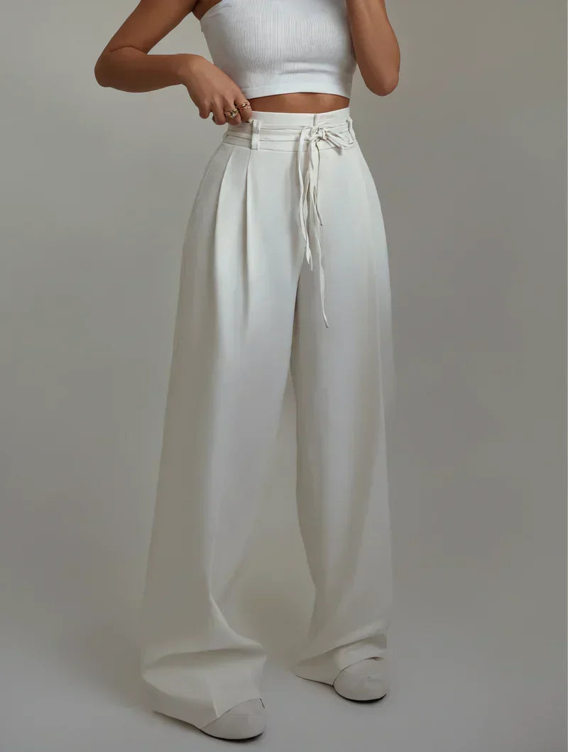 Avenya – pantalon tissé à jambes larges