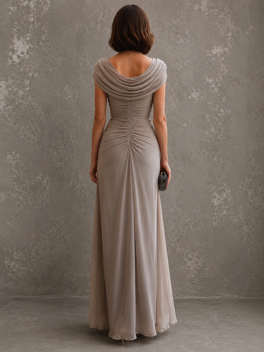 Seliva – robe maxi drapée