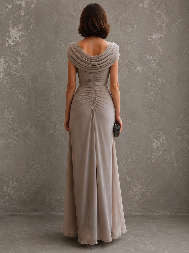 Seliva – robe maxi drapée