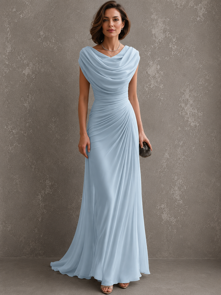Seliva – robe maxi drapée