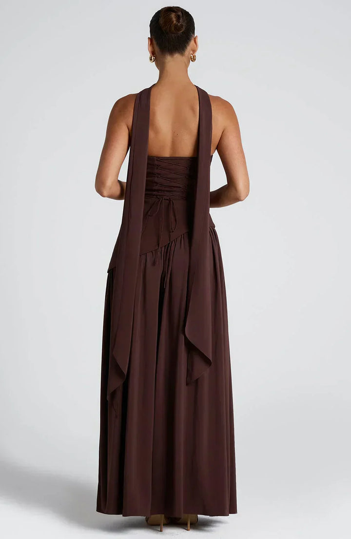 Eryla – Robe maxi à dos nu