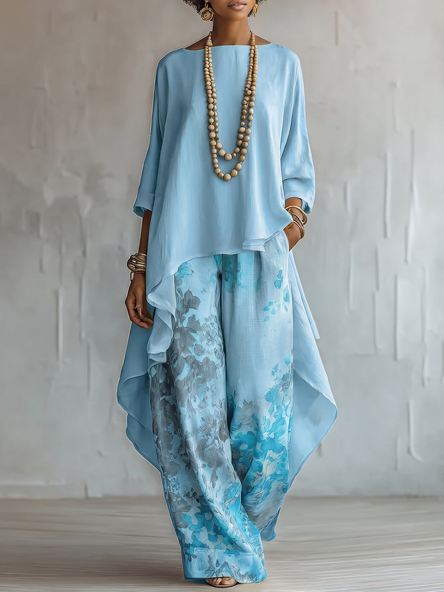 Zelara – ensemble tissé à imprimé floral