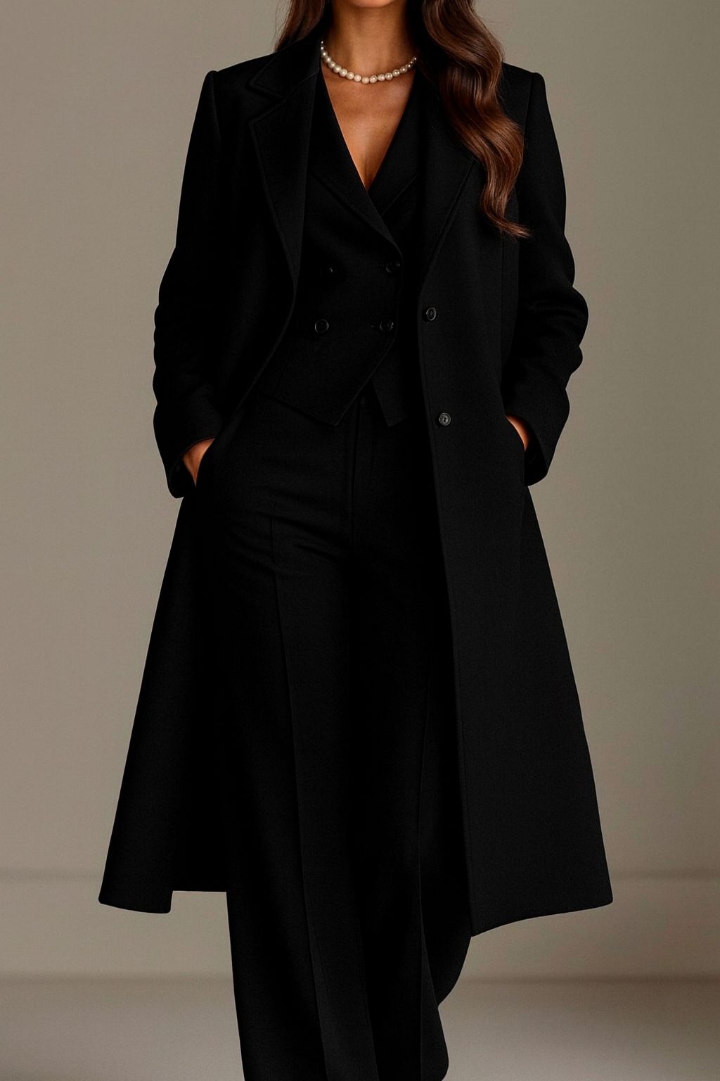Brenzo – Ensemble manteau et costume sur mesure