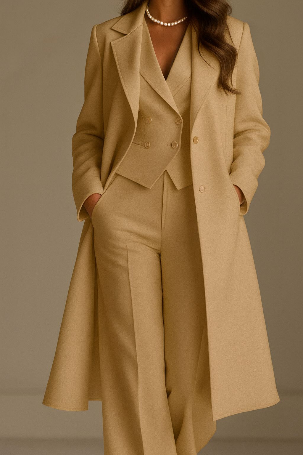 Brenzo – Ensemble manteau et costume sur mesure