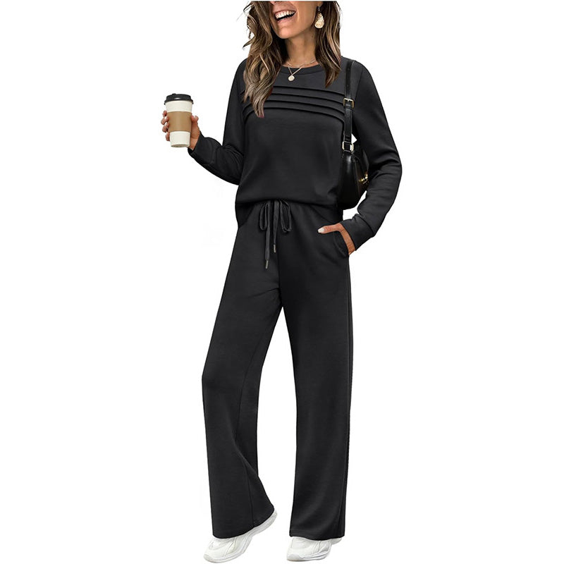 Noreli – ensemble en maille extensible à col rond