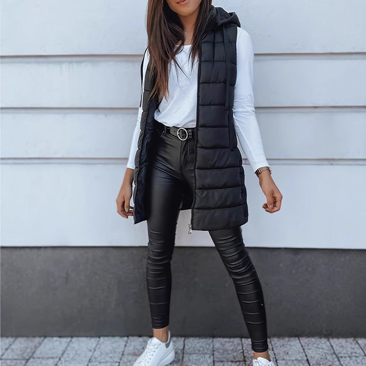 Luniva – Veste matelassée sans manches en coton