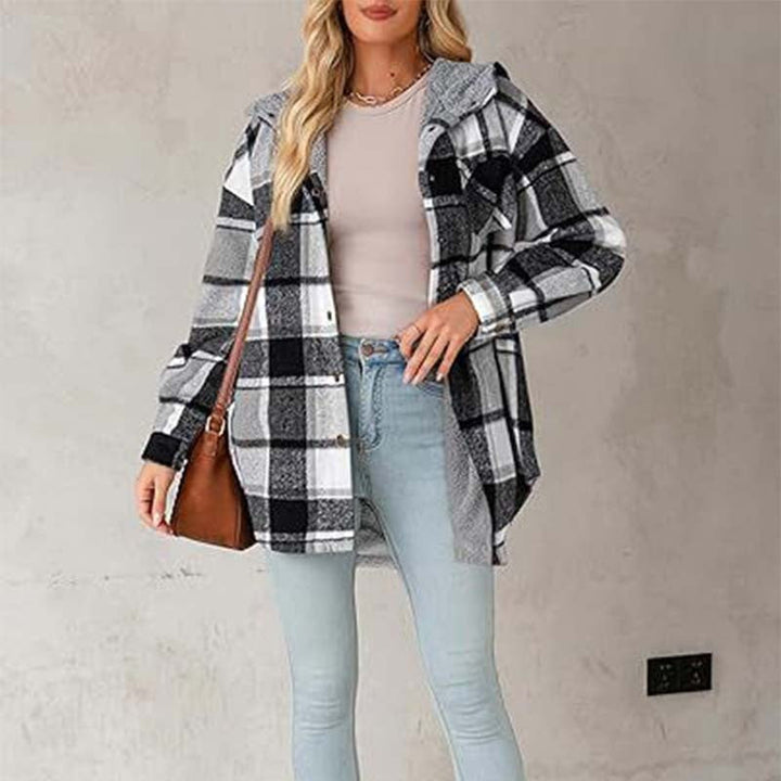 Nivara – veste à capuche en flanelle
