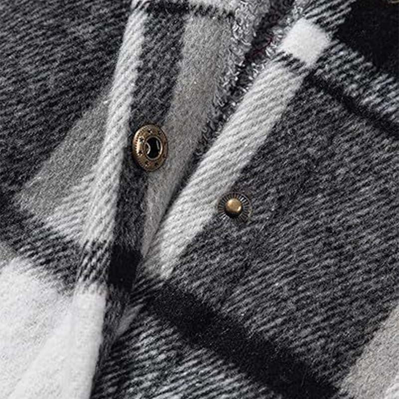 Nivara – veste à capuche en flanelle
