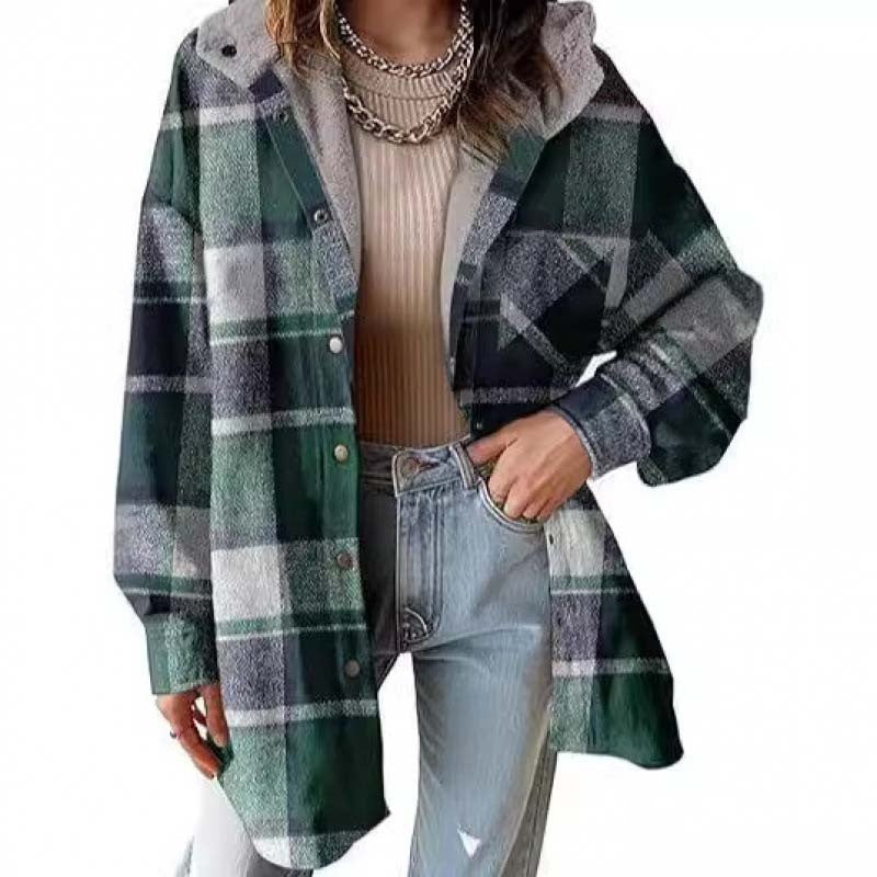 Nivara – veste à capuche en flanelle