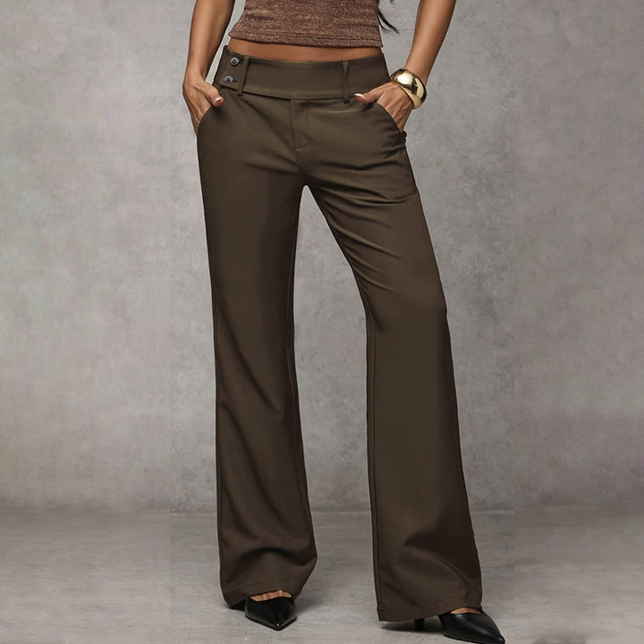Sivara – pantalon large tissé
