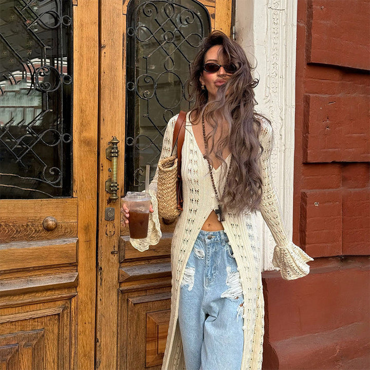 Anvila – Gilet ajouré en crochet