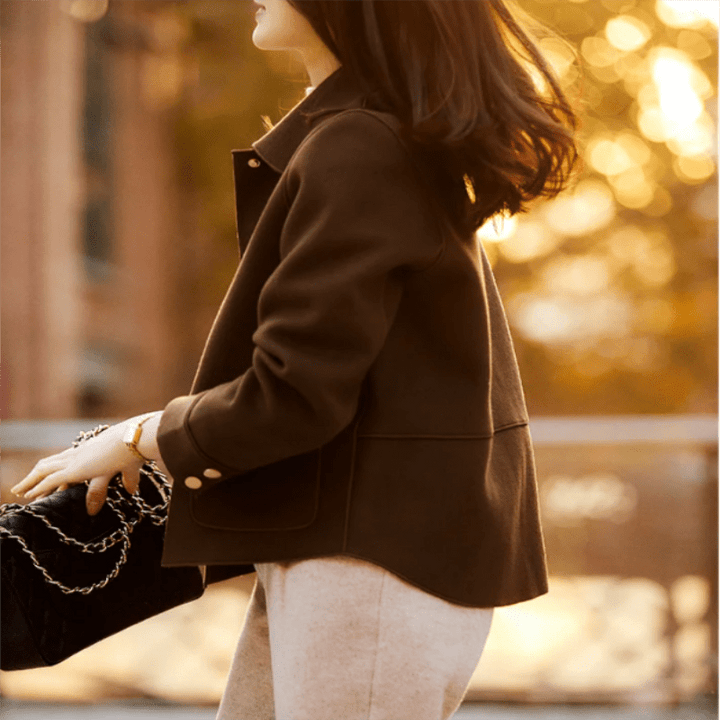 Noreli – manteau réversible en mélange de coton
