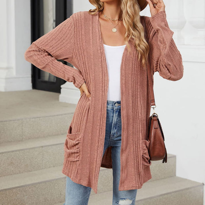 Virela – manteau en maille ouvert
