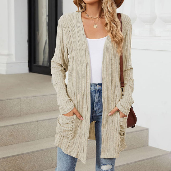Virela – manteau en maille ouvert