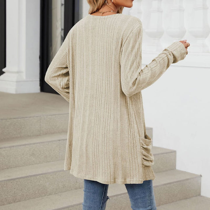 Virela – manteau en maille ouvert