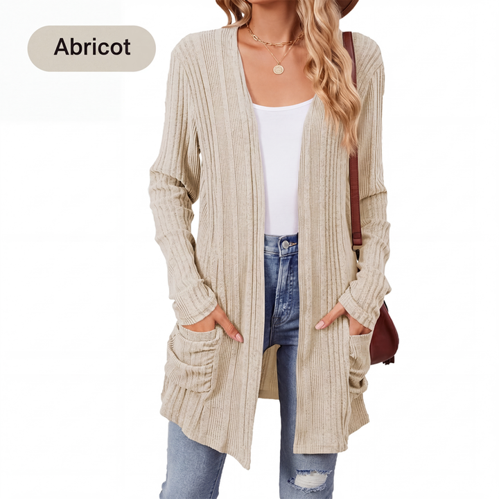 Virela – manteau en maille ouvert