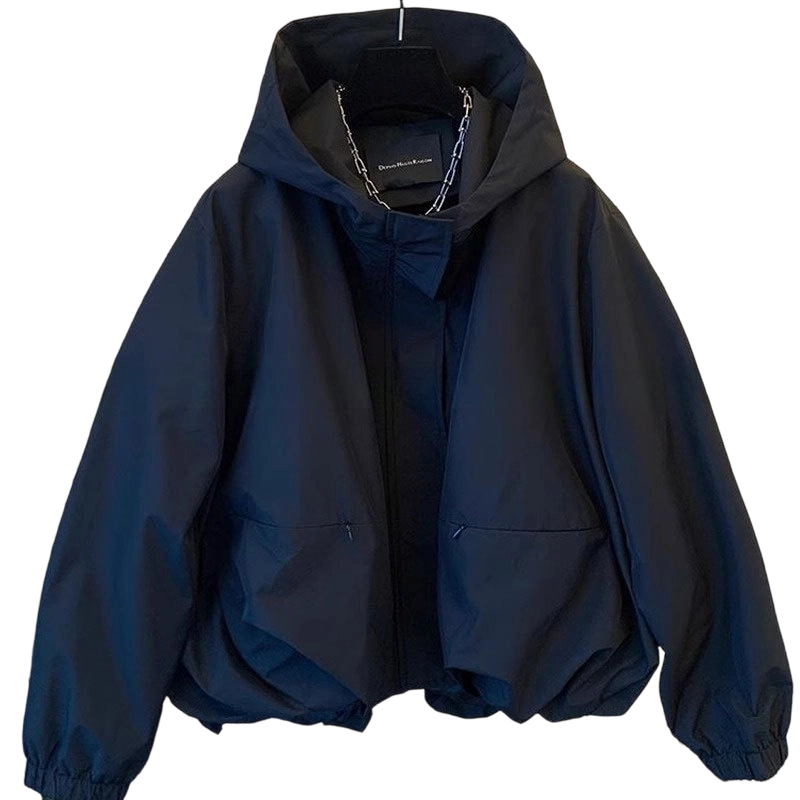 Linara – Veste coupe-vent résistante à l'eau à ourlet blousant