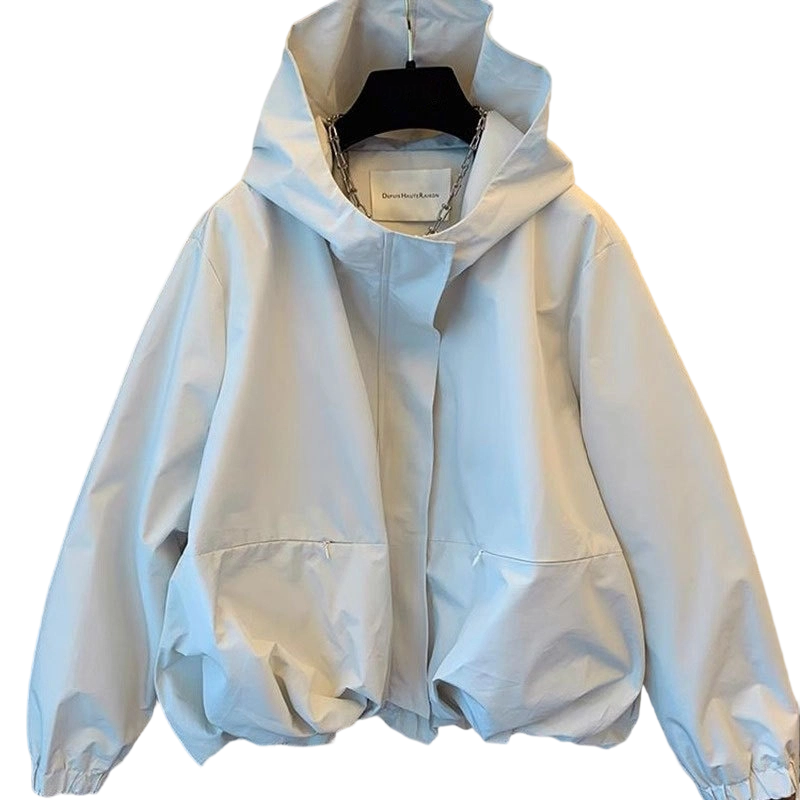 Linara – Veste coupe-vent résistante à l'eau à ourlet blousant