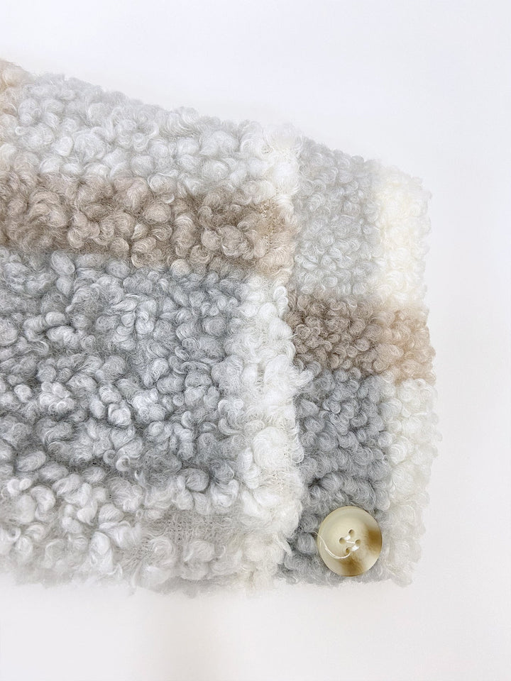 Mireva – Manteau tissé à carreaux