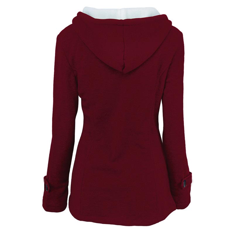 Veluna – Veste en mélange de coton à double fermeture