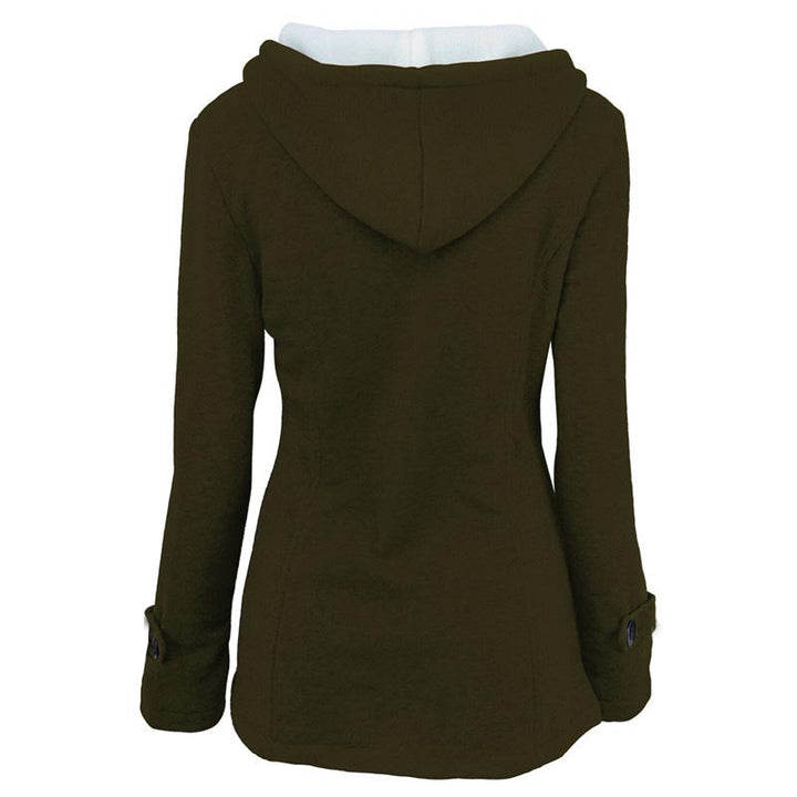 Veluna – Veste en mélange de coton à double fermeture