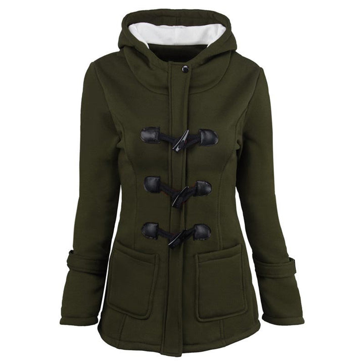 Veluna – Veste en mélange de coton à double fermeture