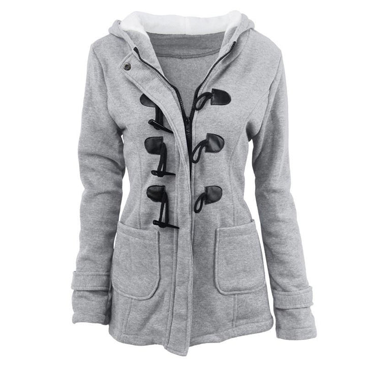 Veluna – Veste en mélange de coton à double fermeture