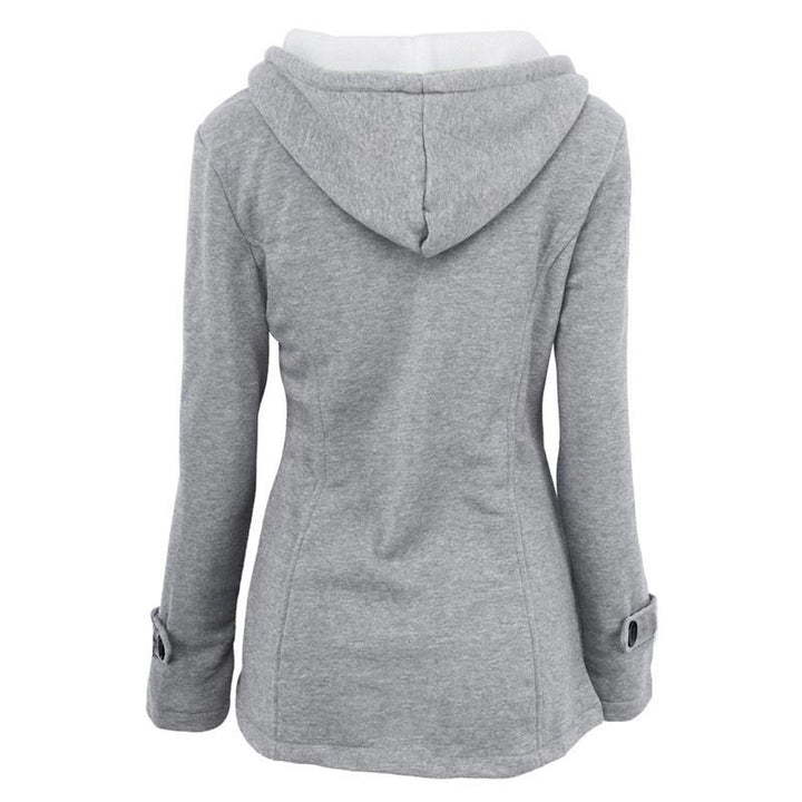 Veluna – Veste en mélange de coton à double fermeture