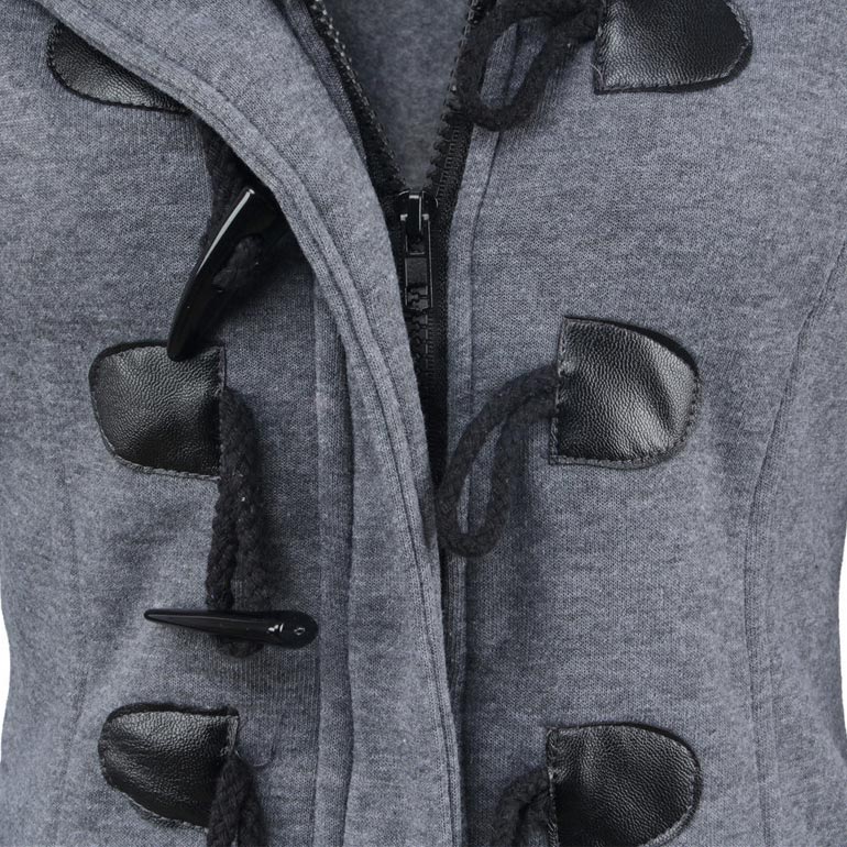 Veluna – Veste en mélange de coton à double fermeture