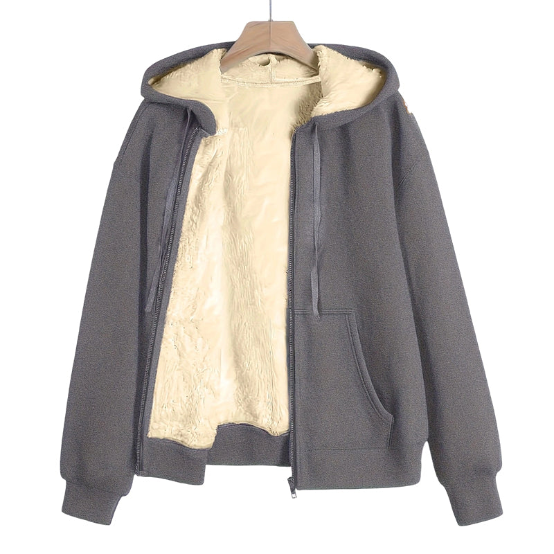 Mireva – Veste à capuche en mélange de fibres