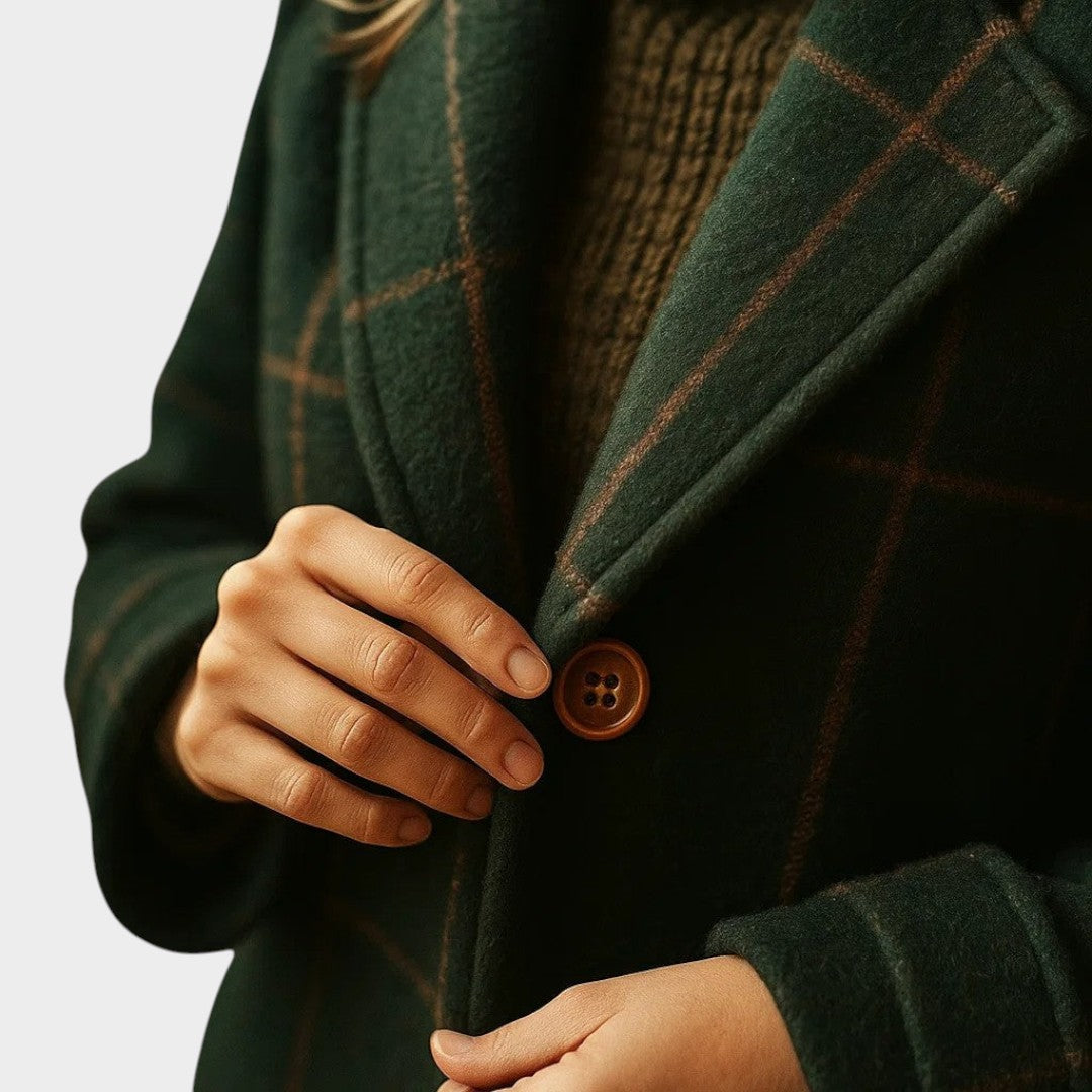 Kelira – manteau tissé à carreaux